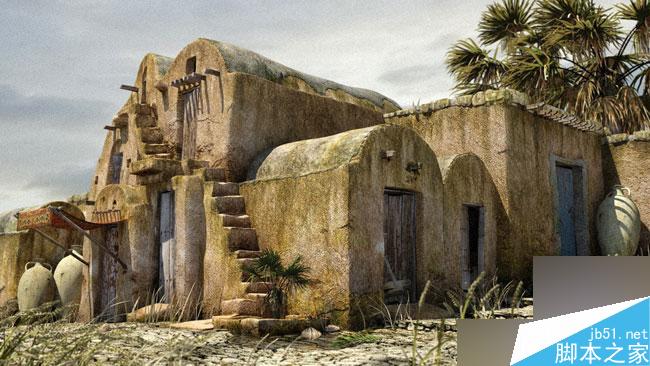 MAYA建筑作品解析 脚本之家