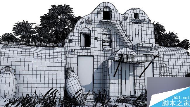 MAYA建筑作品解析 脚本之家