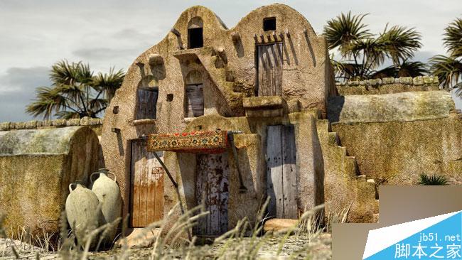 MAYA建筑作品解析 脚本之家