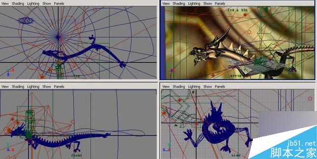 Maya制作龙 脚本之家