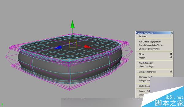maya基础教程--细分建模创建沙发 脚本之家 MAYA建模教程