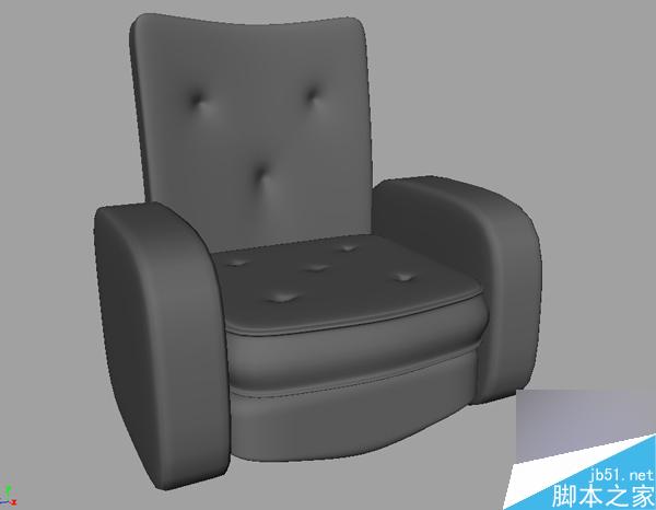 maya基础教程--细分建模创建沙发 脚本之家 MAYA建模教程