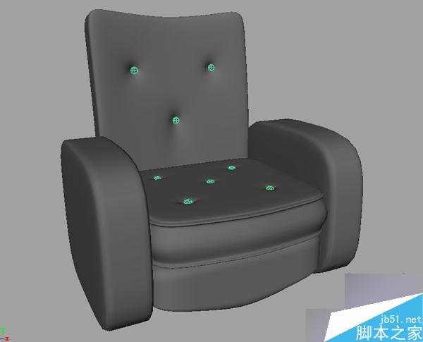 maya基础教程--细分建模创建沙发 脚本之家 MAYA建模教程