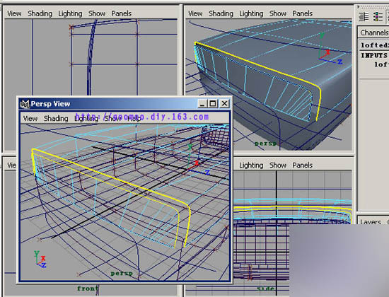 Maya精细手机建模概要教程