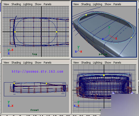 Maya精细手机建模概要教程