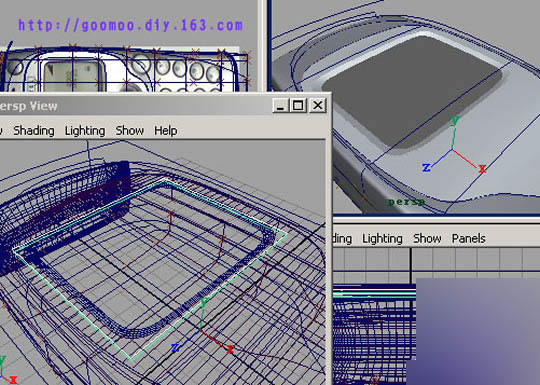 Maya精细手机建模概要教程