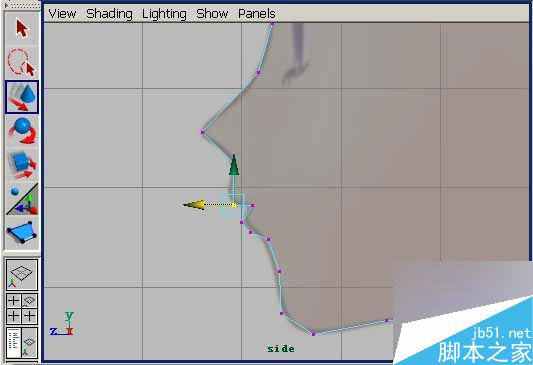 maya 建模教程 卡通人头简单建模 脚本之家 MAYA建模教程