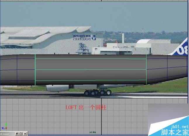 Maya飞机建模 脚本之家 MAYA建模教程