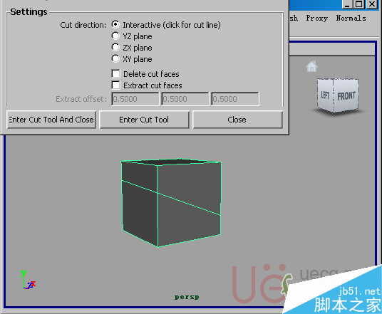 MAYA Polygons建模Edit Mesh命令集详解解释 脚本之家 MAYA建模教程23-cut-faces-tool-.gif