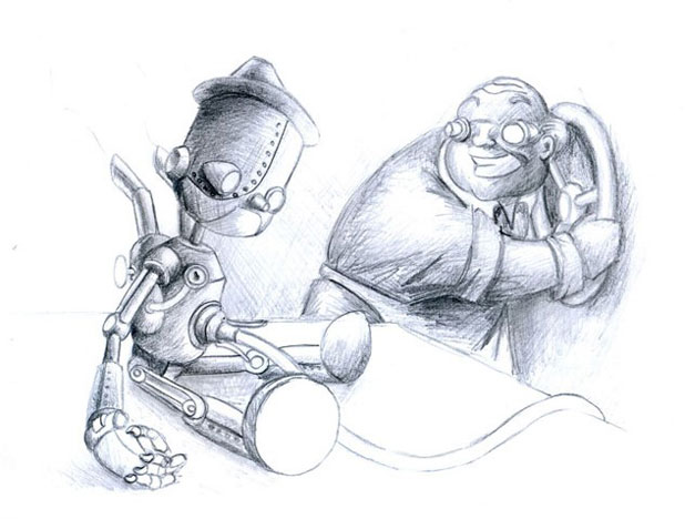 MAYA打造童话中的小机器人场景 脚本之家 MAYA推荐教程