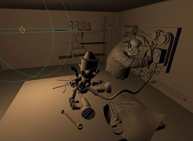 MAYA打造童话中的小机器人场景 脚本之家 MAYA推荐教程