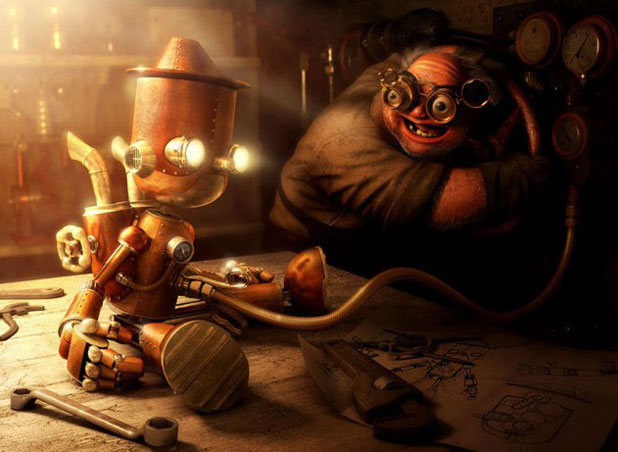 MAYA打造童话中的小机器人场景 脚本之家 MAYA推荐教程