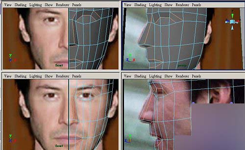 Maya教程：人物头部polygon建模练习 脚本之家 MAYA建模教程