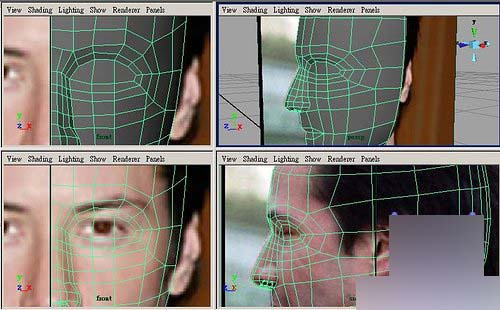 Maya教程：人物头部polygon建模练习 脚本之家 MAYA建模教程
