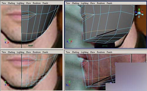 Maya教程：人物头部polygon建模练习 脚本之家 MAYA建模教程