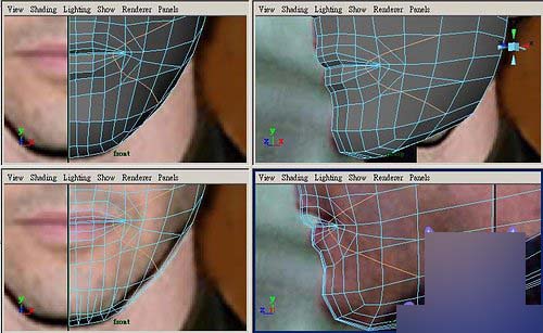 Maya教程：人物头部polygon建模练习 脚本之家 MAYA建模教程