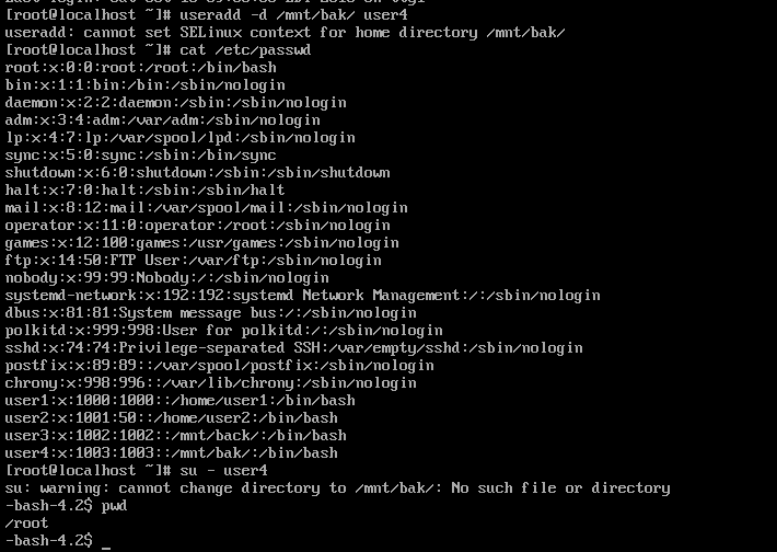 Linux命令: useradd /adduser 新增用户
