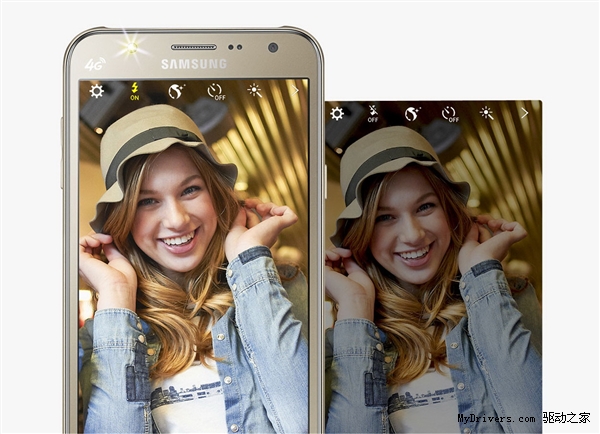 三星Galaxy J7/J5中国首发：首次前置闪光灯