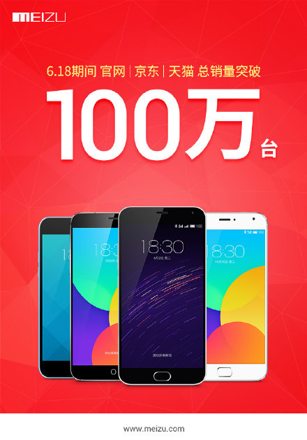 荣耀/魅族/小米618期间数据公布 