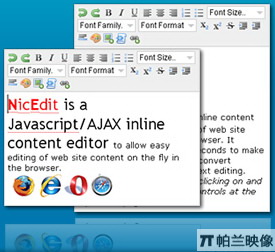 19款Javascript富文本编辑器 NicEdit - Javascript富文本编辑器
