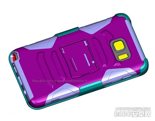 三星Note5保护壳曝光