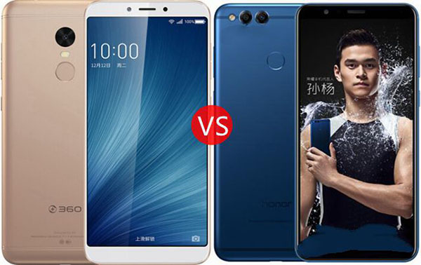 360手机N6与荣耀畅玩7X