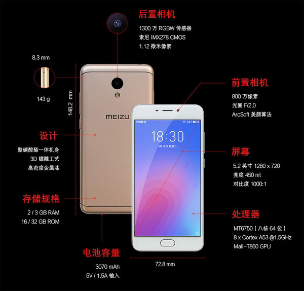 魅蓝6T和魅蓝6有什么区别 魅蓝6与魅蓝6T区别对比