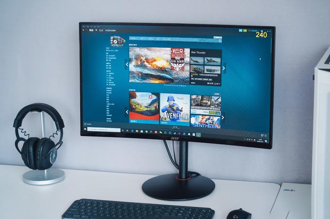 千元级240Hz高刷曲面:Acer 宏碁暗影骑士·猎狐XZ270X值不值得买?