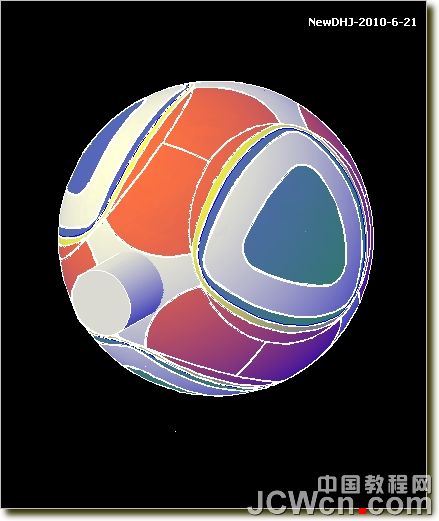 AUTOCAD制作南非世界杯足球“普天同庆” 脚本之家 autocad教程