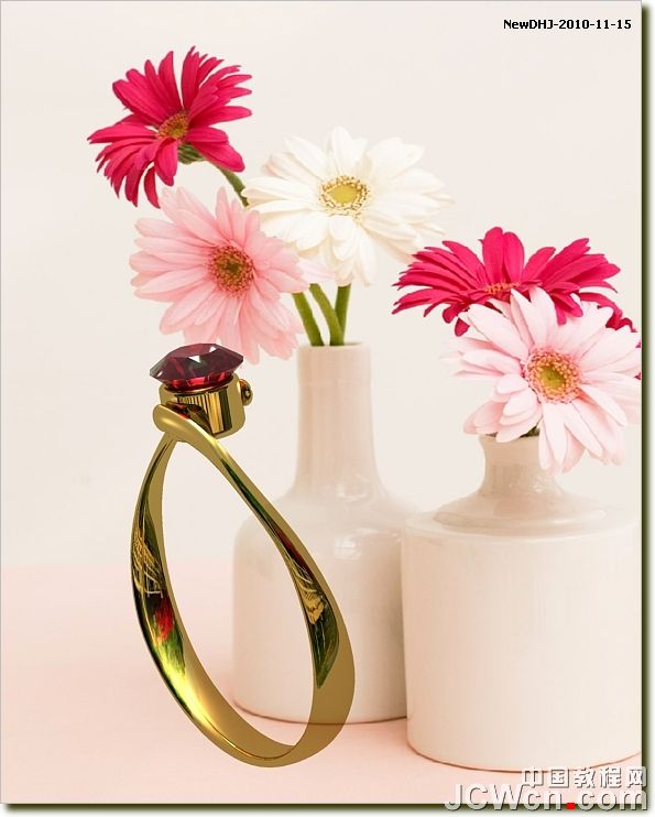 AutoCAD绘制璀璨的钻石戒指 脚本之家 AutoCAD教程