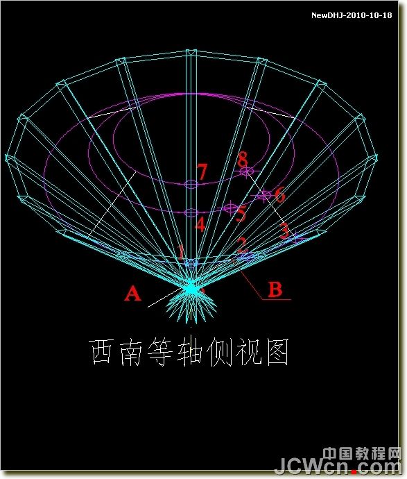 AutoCAD绘制璀璨的钻石戒指 脚本之家 AutoCAD教程