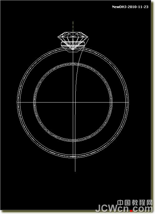 AutoCAD绘制璀璨的钻石戒指 脚本之家 AutoCAD教程