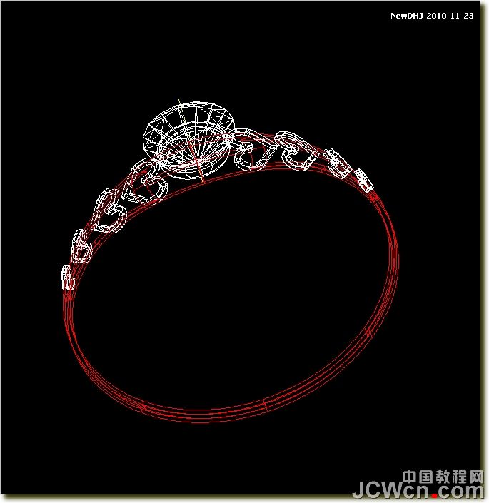 AutoCAD绘制璀璨的钻石戒指 脚本之家 AutoCAD教程