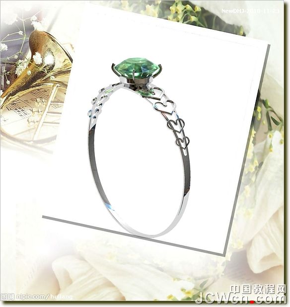 AutoCAD绘制璀璨的钻石戒指 脚本之家 AutoCAD教程