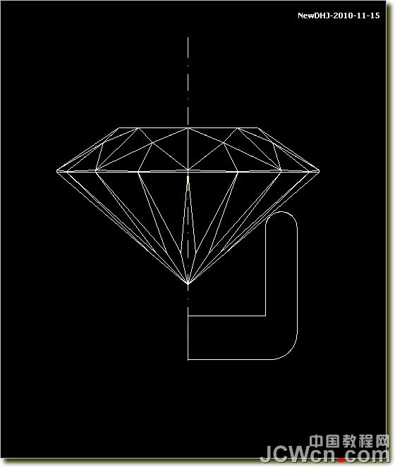 AutoCAD绘制璀璨的钻石戒指 脚本之家 AutoCAD教程