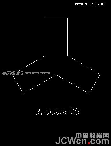 AutoCAD三维建模教程:三通管的制作过程,PS教程,思缘教程网