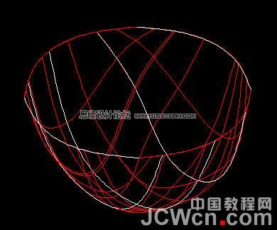 AutoCAD 2011教程:用曲面命令制作帽子,PS教程,思缘教程网