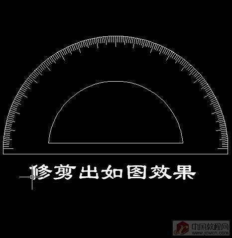量角器的简单教程［原创］ 脚本之家 AutoCAD教程 ›