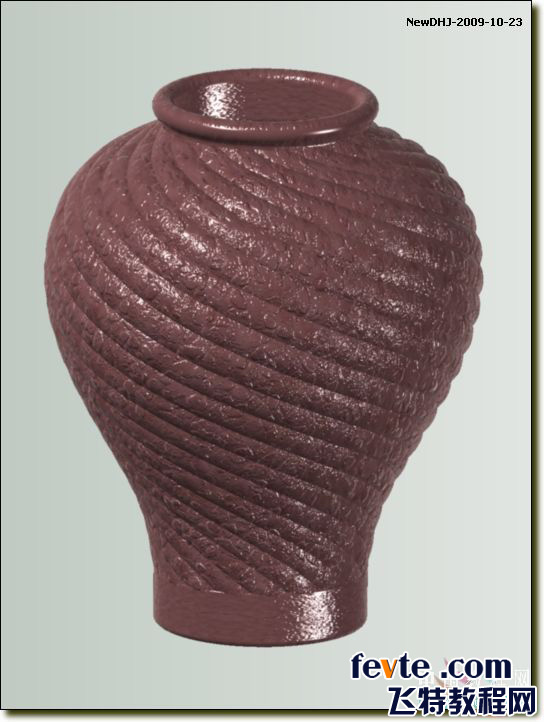 AutoCAD三维建模教程:通过陶罐实例讲解螺旋体的制作方法_中国教程网