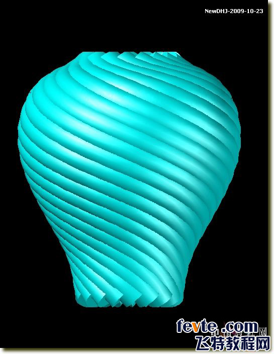 AutoCAD三维建模教程:通过陶罐实例讲解螺旋体的制作方法_中国教程网