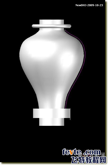 AutoCAD三维建模教程:通过陶罐实例讲解螺旋体的制作方法_中国教程网