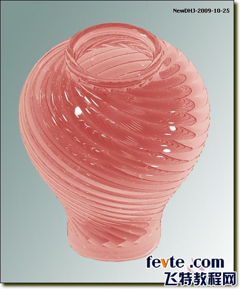 AutoCAD三维建模教程:通过陶罐实例讲解螺旋体的制作方法_中国教程网