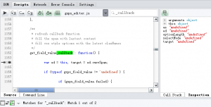 使用Opera进行断点调试