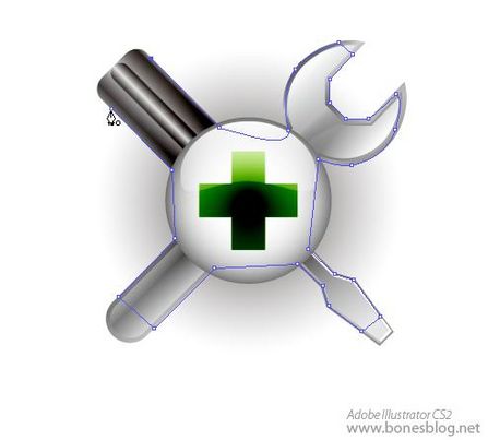 Illustrator绘苹果风格图标：组合技巧_脚本之家转载