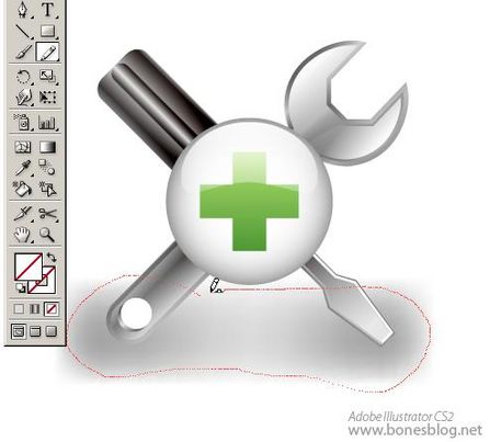 Illustrator绘苹果风格图标：组合技巧_脚本之家转载