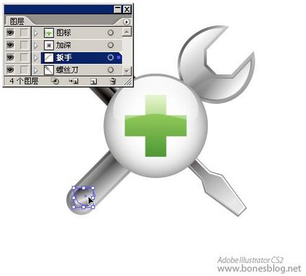 Illustrator绘苹果风格图标：组合技巧_脚本之家转载