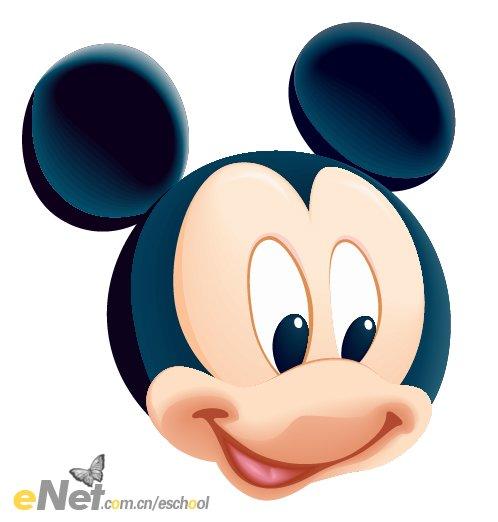 Illustrator教程：绘制米老鼠(9)