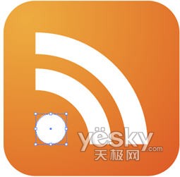 Illustrator绘制RSS图标按钮_脚本之家jb51.net网络整理