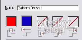 Illustrator中的图案笔刷解析