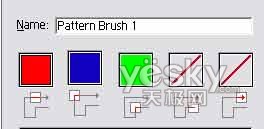 Illustrator中的图案笔刷解析